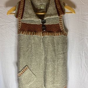 Royal Robbins small knit sweater vest Aztec/tribal